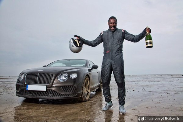 Idris Elba Breaks 'Flying Mile' Record in a Bentley