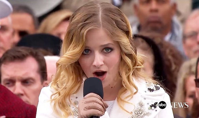 Jackie Evancho Delivers Live Performance of National Anthem at Donald Trump's Inauguration