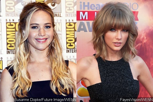 Jennifer Lawrence Calls Taylor Swift 'Badass' for Standing Up to Apple Music