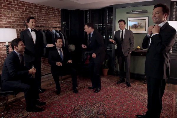 Jimmy Fallon Unveils His Wax Figures, Sings With Them on 'Tonight Show'