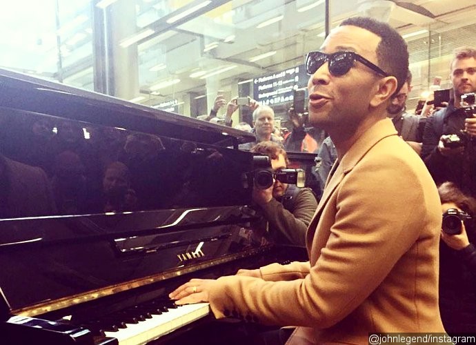 Watch: John Legend Surprises London Commuters With Mini-Concert at Train Station