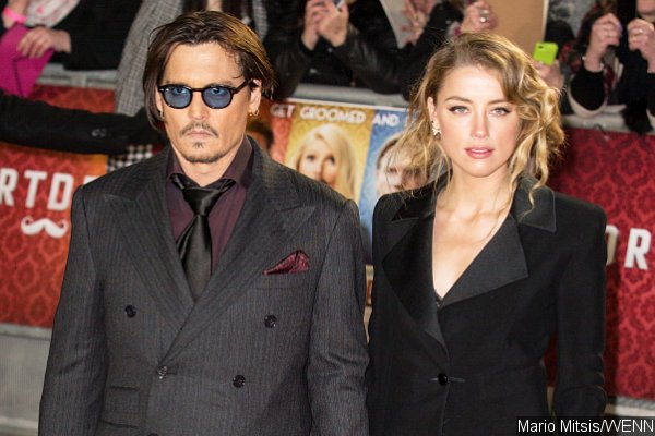 Johnny Depp Accompanied by Amber Heard at 'Mortdecai' London Premiere