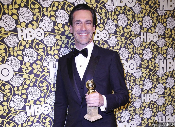 Oops! Jon Hamm's Name Is Spelled Wrong on His Golden Globe