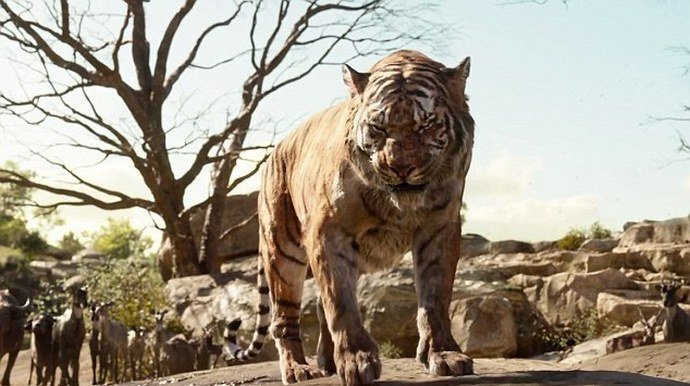 'Jungle Book' Clip Reveals Idris Elba's Shere Khan Is Blind