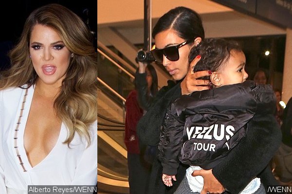 Khloe Kardashian Crashes Her Car While Driving Kim and Baby North West