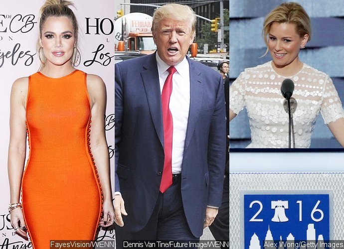 Khloe Kardashian Slams Donald Trump as Elizabeth Banks Likens Him to 'Hunger Games' Character