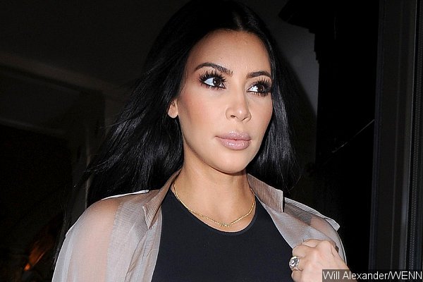 Kim Kardashian Goes Braless, Flashes Nipples in Sheer Top in London
