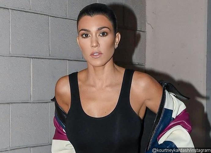 Oops! Kourtney Kardashian Flashes Nipples Pasties as She Suffers Wardrobe Malfunction