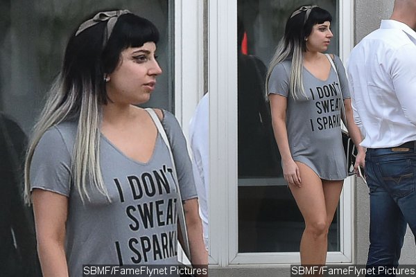 Lady GaGa Forgets to Put on Bra and Pants During Outing in New Orleans