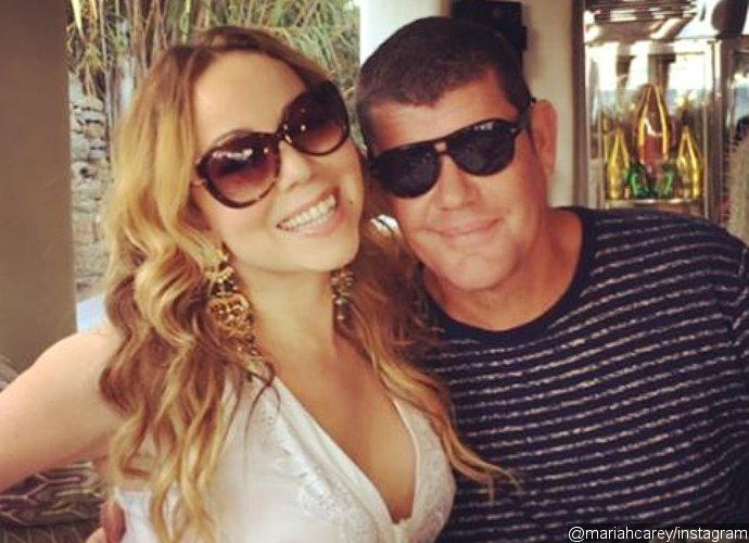 Mariah Carey Wears No Underwear in Sheer White Dress During Romantic Getaway With Fiance
