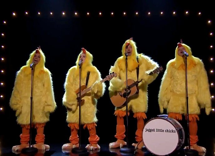Video: Meghan Trainor and Alanis Morissette Join Jimmy Fallon's Clucking Band