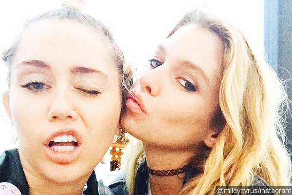 Miley Cyrus and Stella Maxwell Enjoy PDA-Filled Dinner Date in California