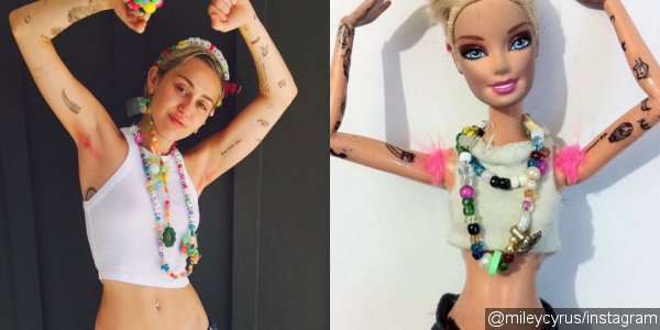 Miley Cyrus Gets a Barbie Mini-Me With Pink Armpit Hair