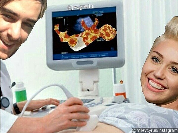 Miley Cyrus Laughs Off Pregnancy Rumors With Fake Ultrasound Pic