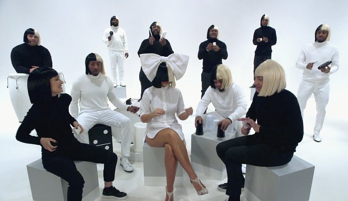 Natalie Portman, Jimmy Fallon in Sia Wigs Join Sia During 'Tonight Show' Performance