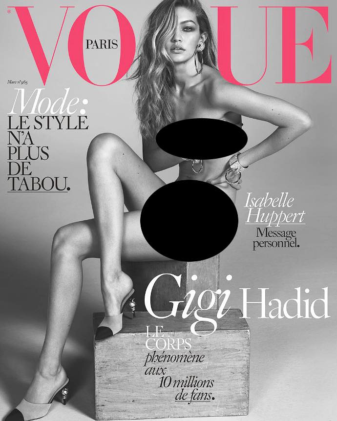 Gigi Hadid Recreates Vogues Israeli Model Cover Al