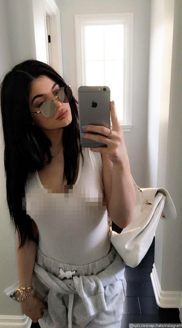 Kylie Jenner Flashes Nipples in White Sheer Top. See the Racy Pic!