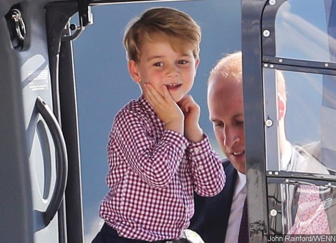 Prince George Attends His First Day of School With Prince William as Kate Stays at Home