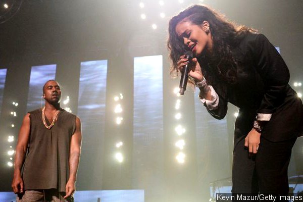 Rihanna and Kanye West Perform at Pre-Super Bowl Party
