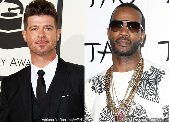 Listen to Robin Thicke and Juicy J's Catchy New Song 'One Shot'