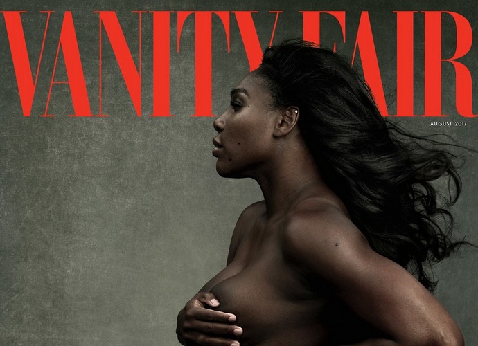 Pregnant Serena Williams Poses Nearly Nude for Vanity Fair