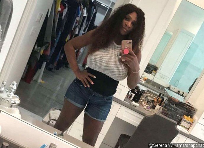 Serena Williams Shows Off Post-Baby Body in Jean Shorts