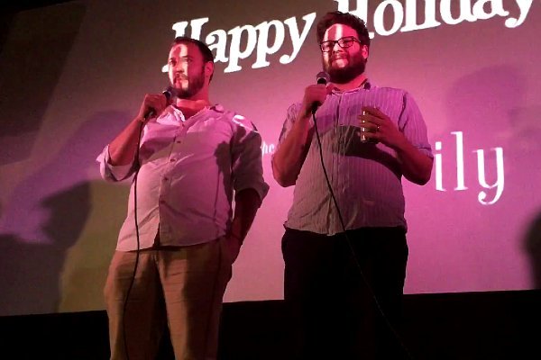 Video: Seth Rogen Surprises Moviegoers at Midnight Screening of 'The Interview'
