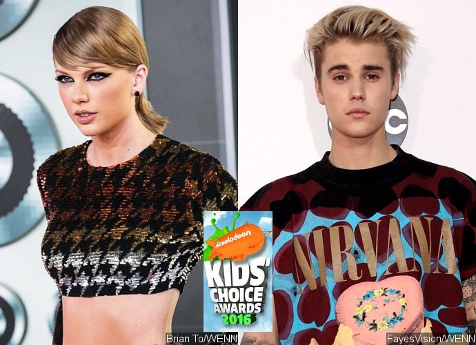 Taylor Swift and Justin Bieber Lead Music Nominations of 2016 Kids' Choice Awards