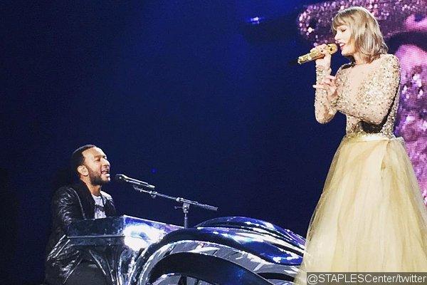 Video: Taylor Swift Invites John Legend Onstage for Duet of 'All of Me'