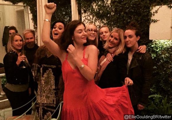 Taylor Swift's BFFs Ellie Goulding and Lorde Pictured Partying With Katy Perry