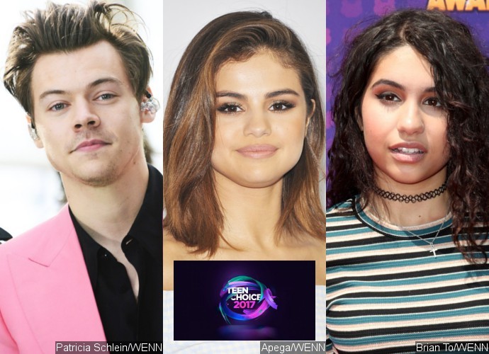 Teen Choice Awards 2017: Harry Styles, Selena Gomez and Alessia Cara Lead Music Nominations