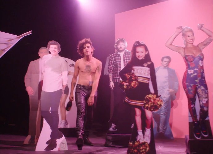 The 1975 Parties With 'Ed Sheeran', 'Harry Styles' and More in 'Love Me' Video