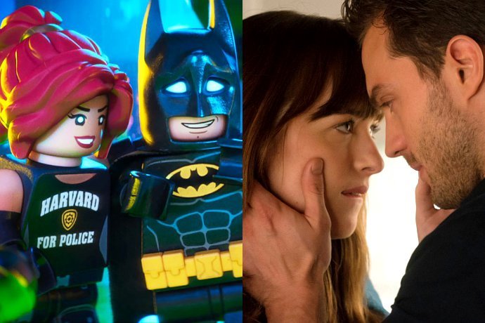 'The Lego Batman Movie' Defeats 'Fifty Shades Darker' at Box Office
