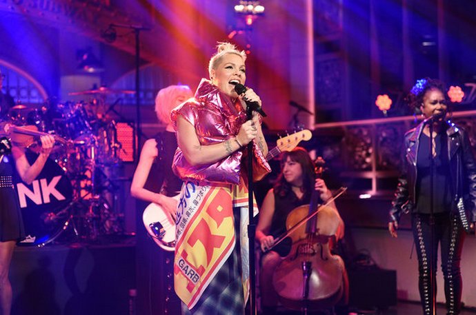 Watch Pink's Powerful Performances on 'Saturday Night Live'