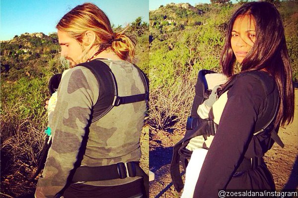 Zoe Saldana Shares First Pics of Twin Sons Cy and Bowie