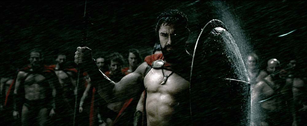 Gerard Butler as King Leonidas in Warner Bros. Pictures' 300 (2007)