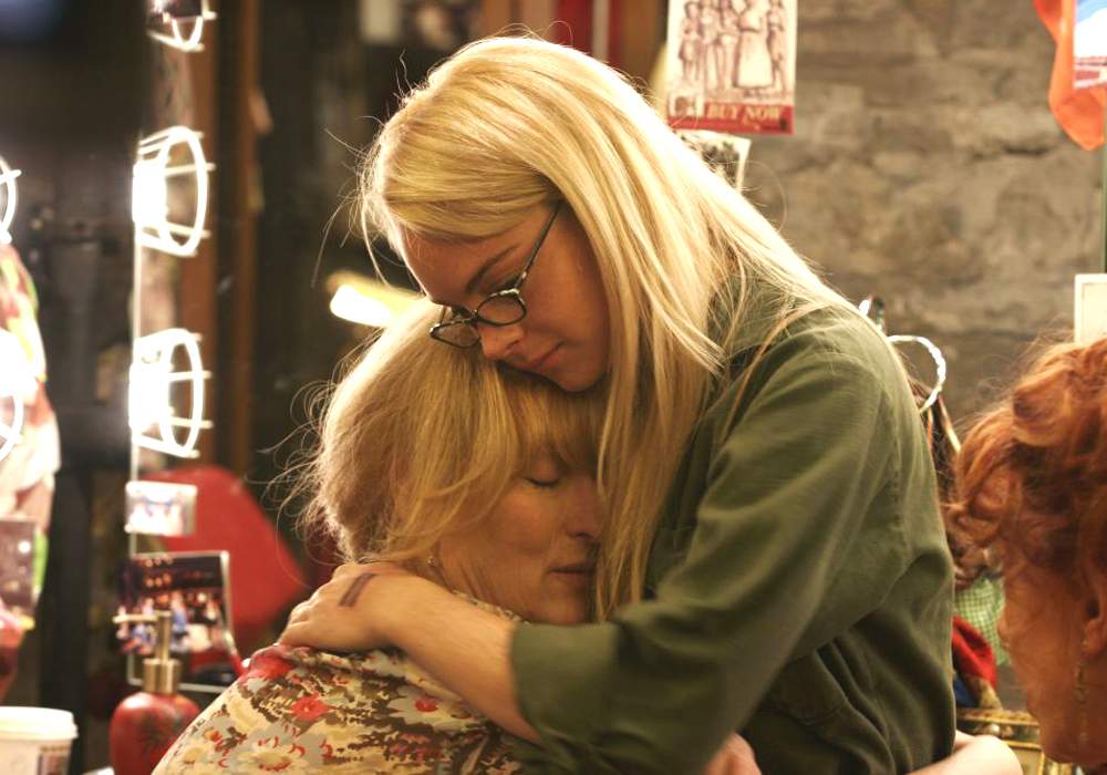 Meryl Streep and Lindsay Lohan in Picturehouse's A Prairie Home Companion (2006)