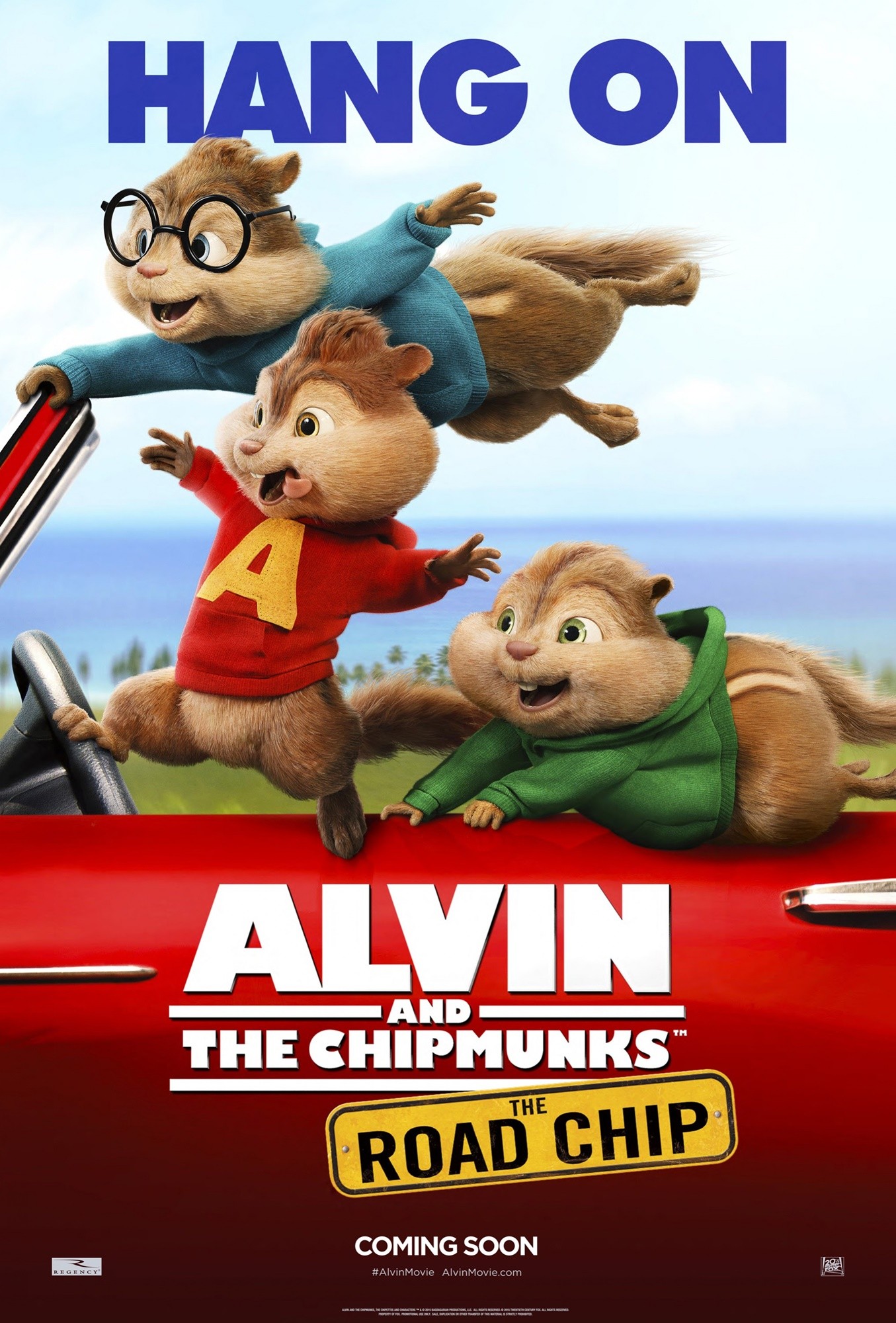 Poster of 20th Century Fox's Alvin and the Chipmunks: The Road Chip (2015)