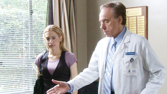 Brittany Murphy stars as Mary and Peter Bogdanovich stars as Dr. Markus Bensley in Anchor Bay Entertainment/Renegade Pictures' Abandoned (2010)