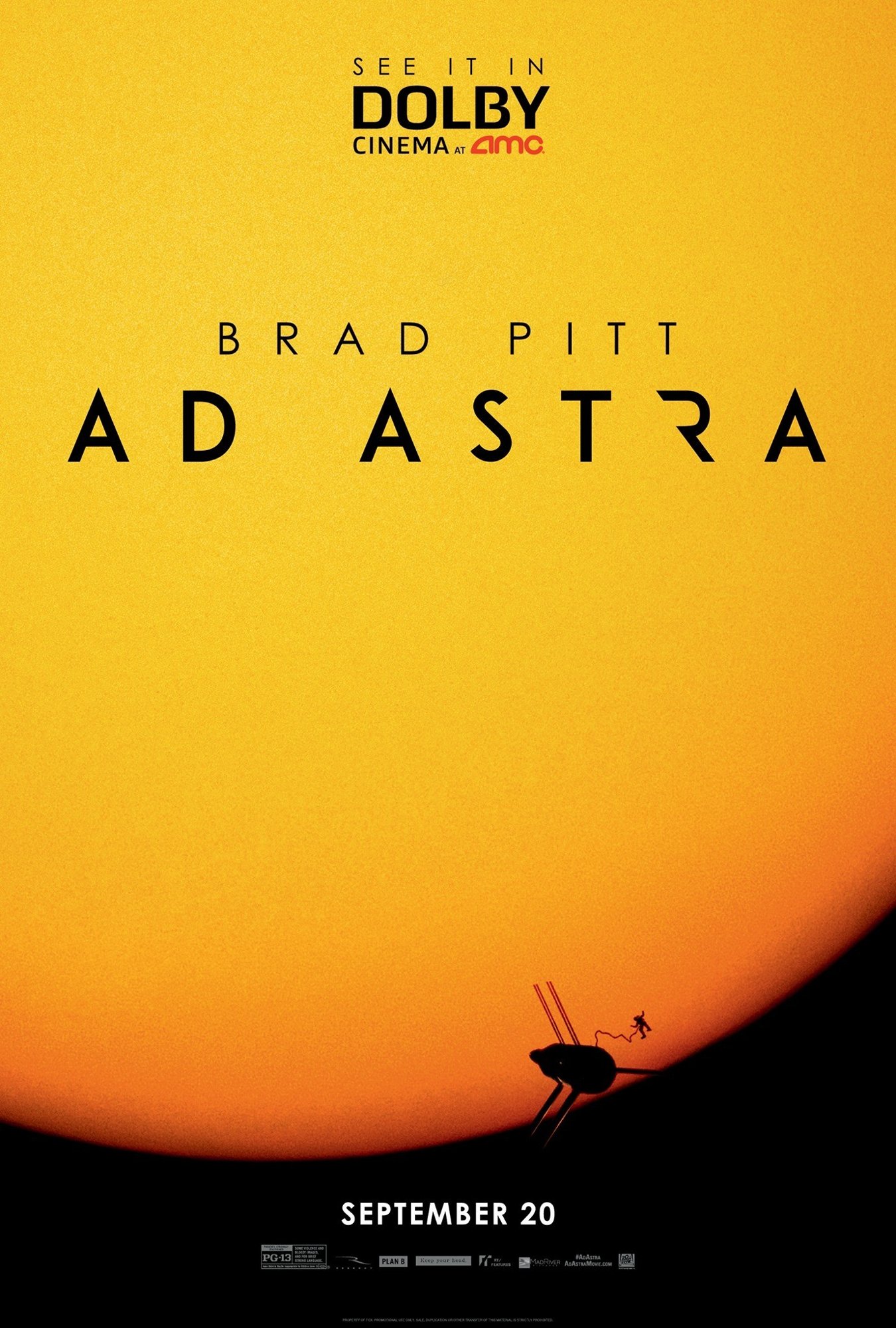 Poster of 20th Century Fox's Ad Astra (2019)