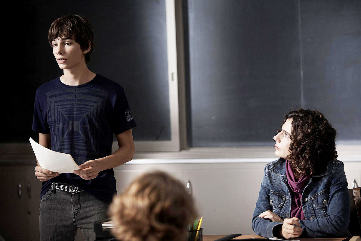 Devon Bostick stars as Simon and Arsinee Khanjian stars as Sabine in Sony Pictures Classics' Adoration (2009). Photo credit by Sophie Giraud.