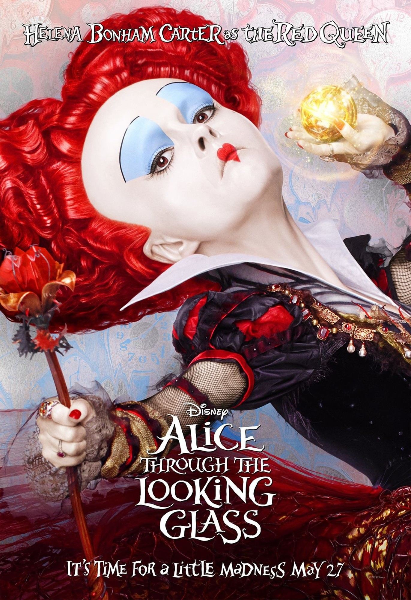 Poster of Walt Disney Pictures' Alice Through the Looking Glass (2016)