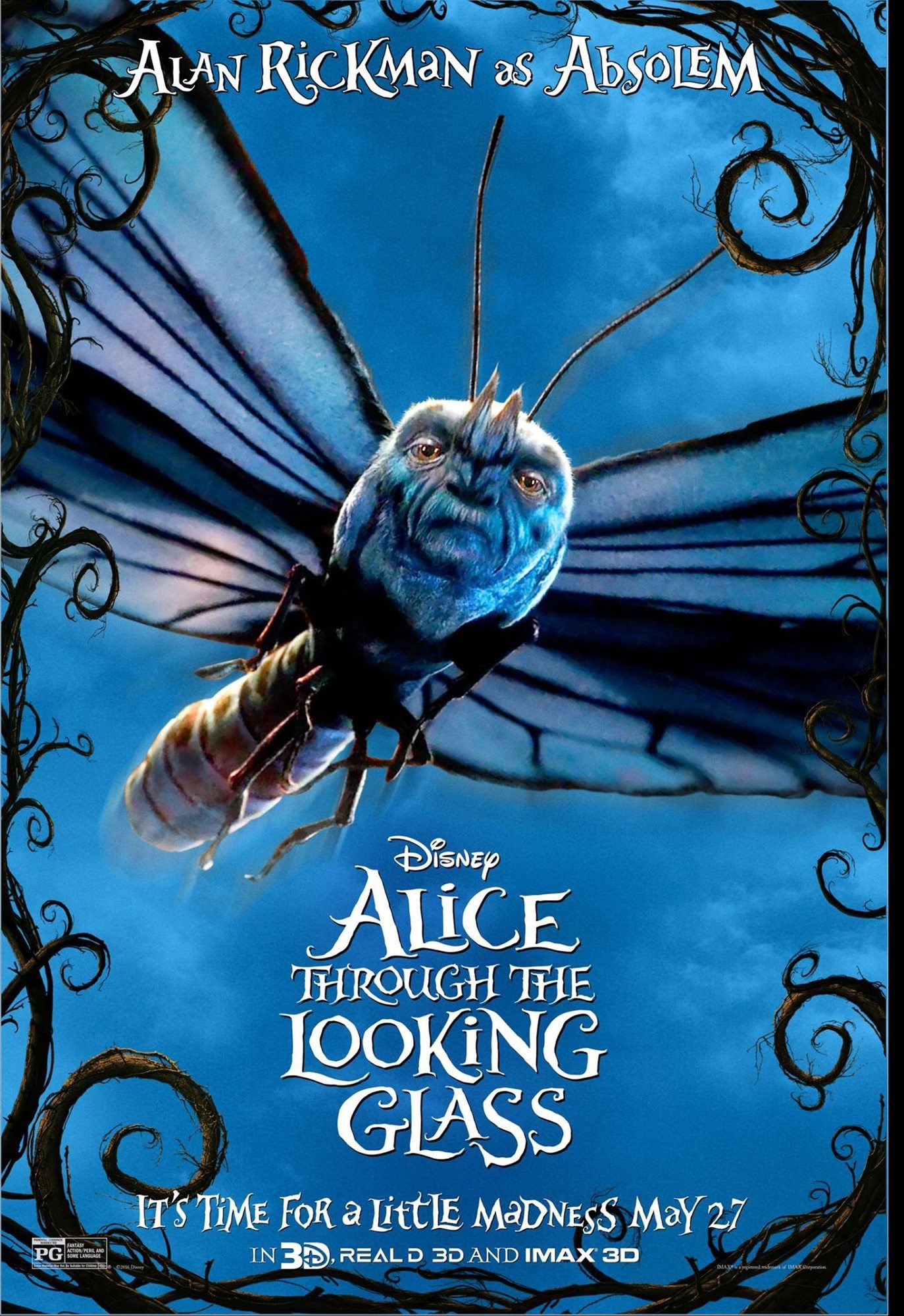 3d alice through looking glass dvd movies