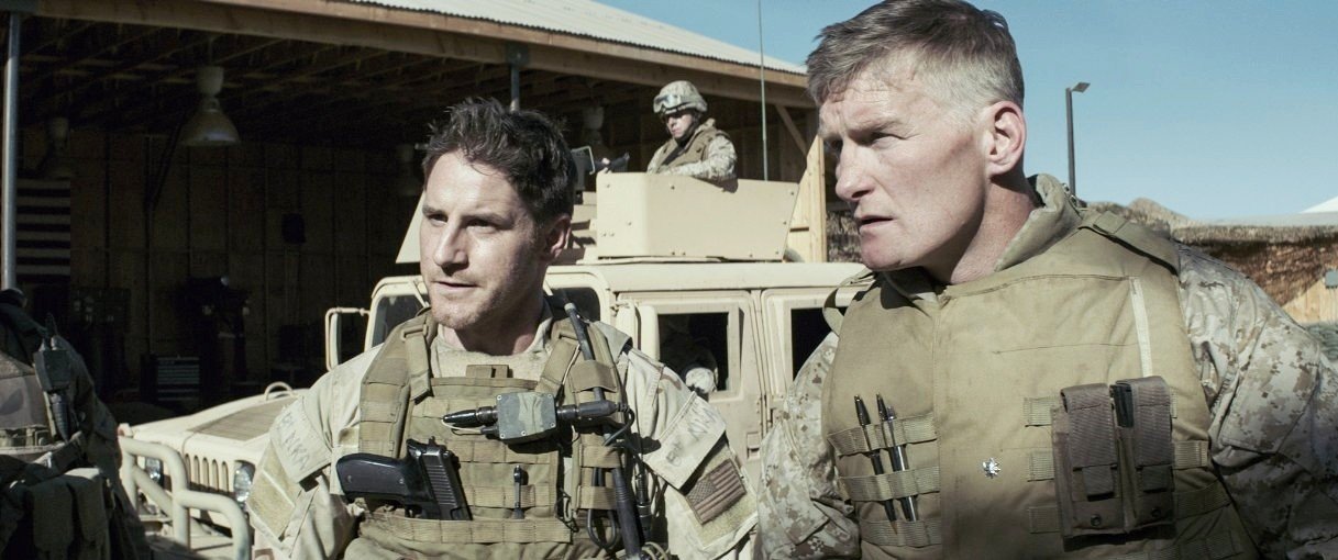 Sam Jaeger stars as Captain Martens and Chance Kelly stars as Col. Jones in Warner Bros. Pictures' American Sniper (2014)