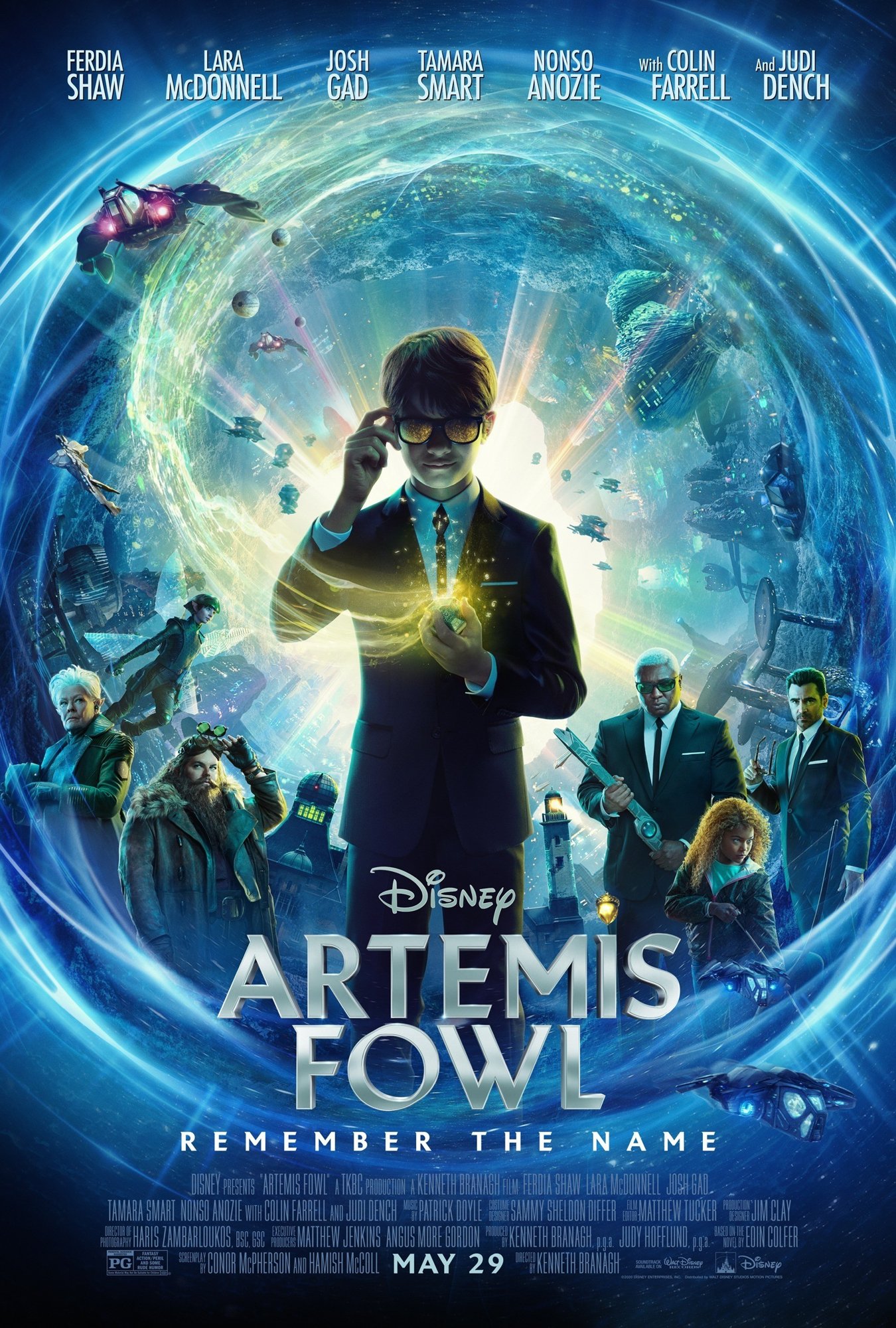 Poster of Disney+' Artemis Fowl (2020)
