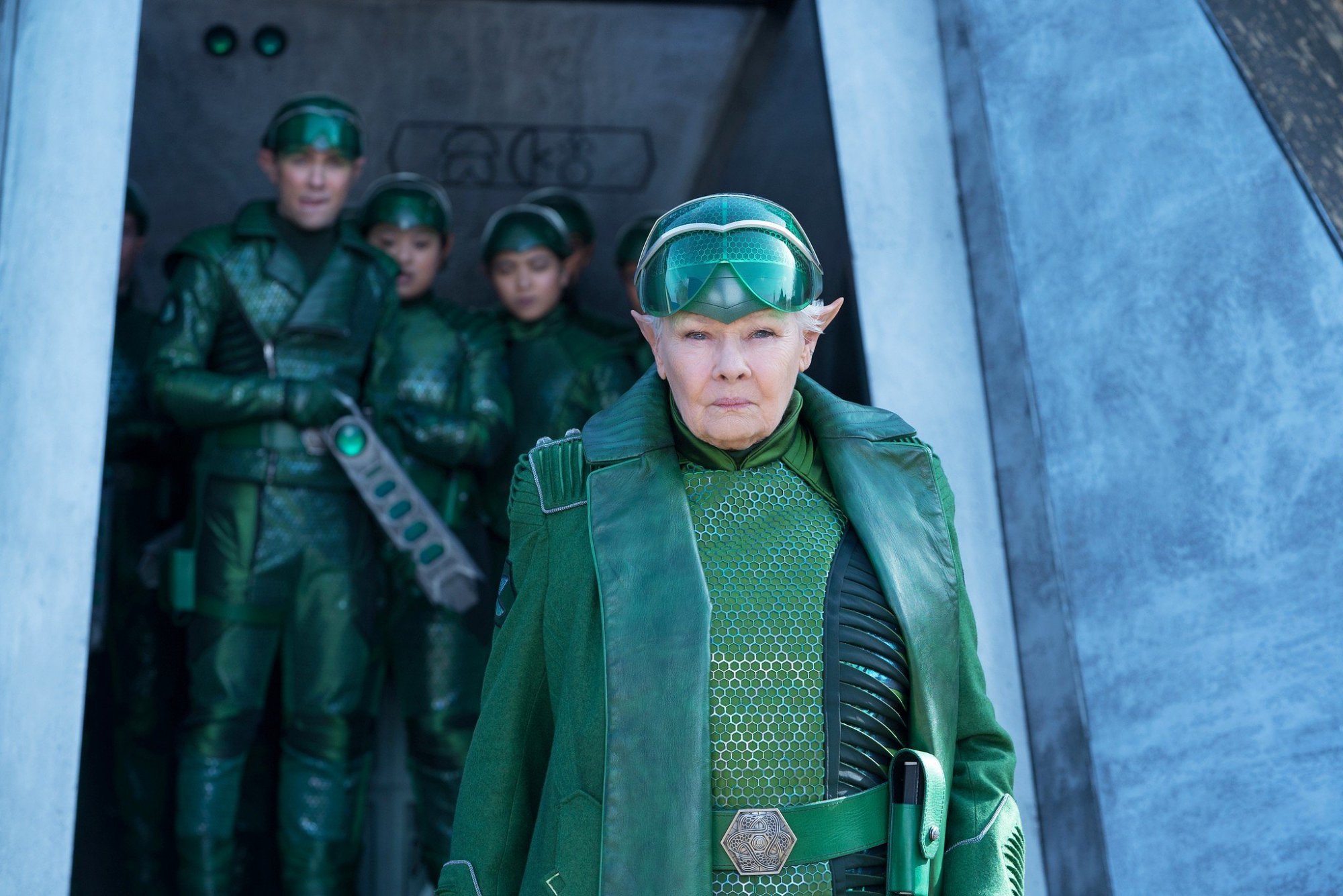 Judi Dench stars as Commander Root in Disney+' Artemis Fowl (2020)