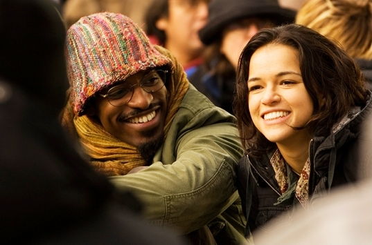 Andre Benjamin stars as Django and Michelle Rodriguez stars as Lou in Redwood Palms Pictures' Battle in Seattle (2008)