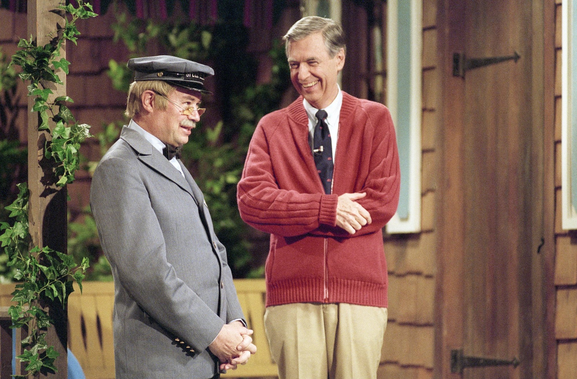 David Newell and Fred Rogers in Focus Features' Won't You Be My Neighbor? (2018)