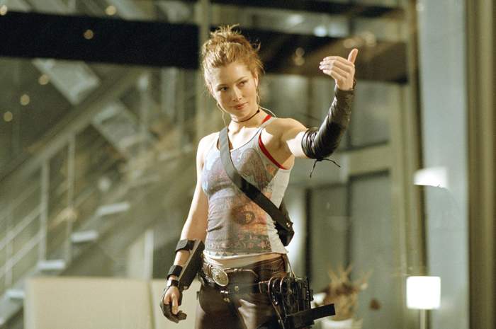 Jessica Biel as Abigail Whistler in New Line Cinema's Blade Trinity (2004)