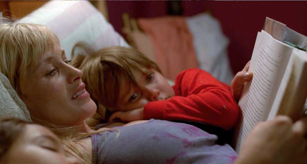Patricia Arquette stars as Olivia and Ellar Coltrane stars as Mason in IFC Films' Boyhood (2014)